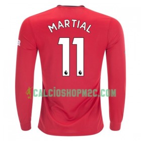 Manchester United Anthony Martial 11 Maglia Prima 2019/2020 Manica Lunga